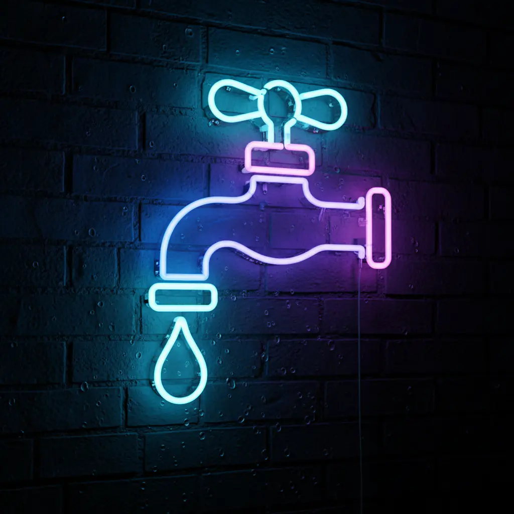 Neon Tap Icon